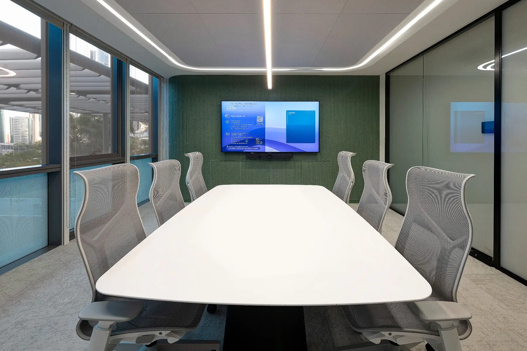 Enabled meeting rooms delivered for PMI Dubai